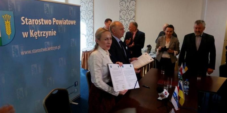 «Будем дружить домами»: Жовтневый район Николаевщины и Кентшинский район Польши подписали Протокол о намерениях