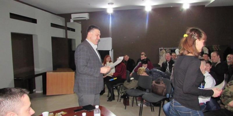Олег Тягнибок в Николаеве отчет местных «свободовцев» о выборах заслушал и поощрил активистов и волонтеров