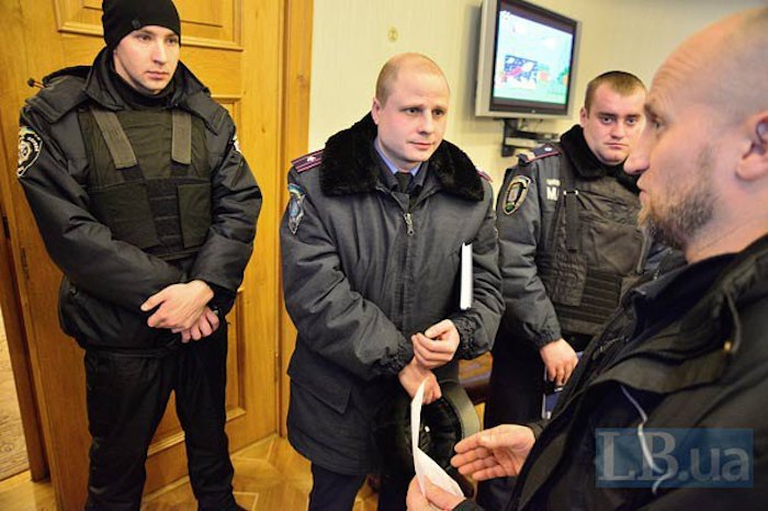 В кабинете министра юстиции произошла драка между «беркутовцами» с Майдана и активистами 1