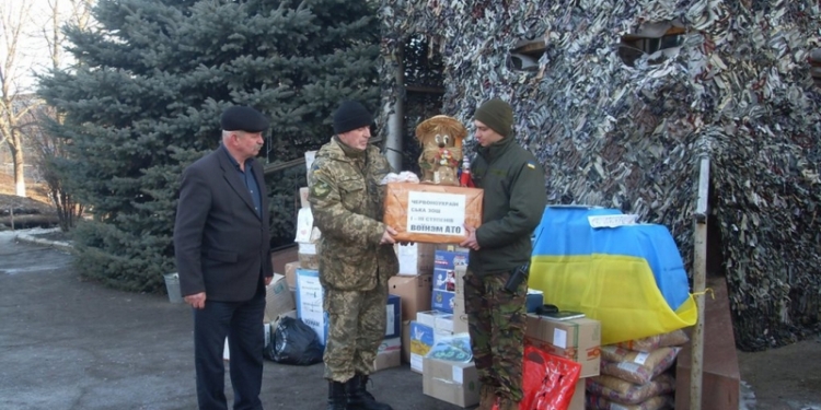 Районы Николаевщины продолжают помогать воинским частям на передовой