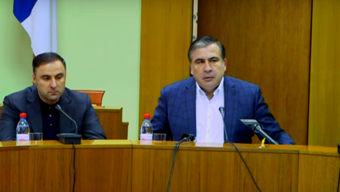 Саакашвили выгнал представителя СБУ с заседания Совета экономического развития