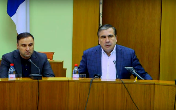 Саакашвили выгнал представителя СБУ с заседания Совета экономического развития 1