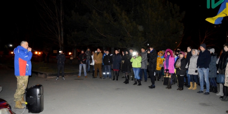 «Не хочется митингов с громкими речами»: николаевцы почтили память «Небесной сотни»