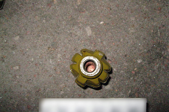 Пьяный парень бросил в патрульных гранату