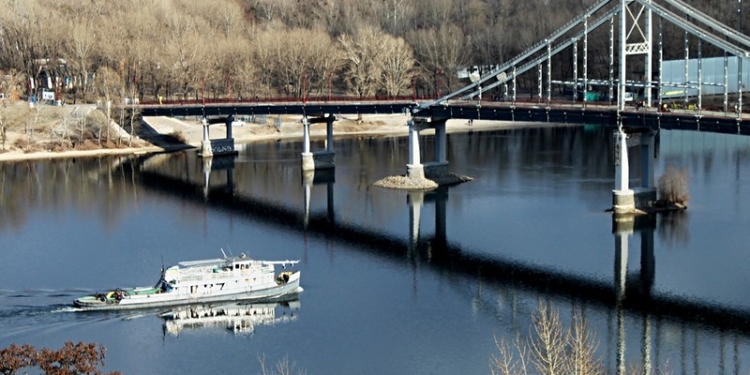 С 16 февраля Министерство инфраструктуры открыло навигацию по Днепру