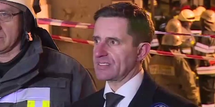 Не удалось установить контакт с пострадавшим, который остается под завалами рухнувшего в Киеве дома, – Шкиряк