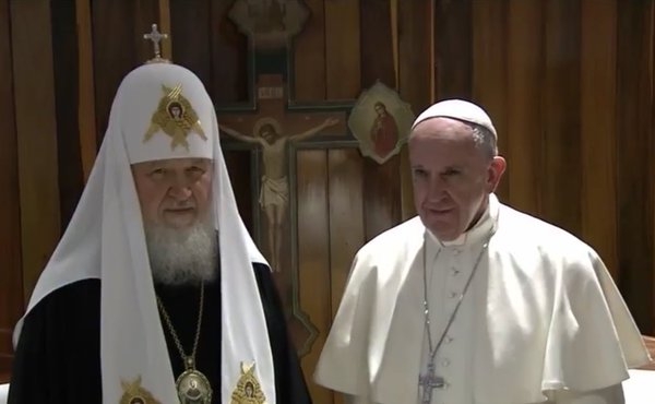 Папа и Кирилл встретились в Гаване