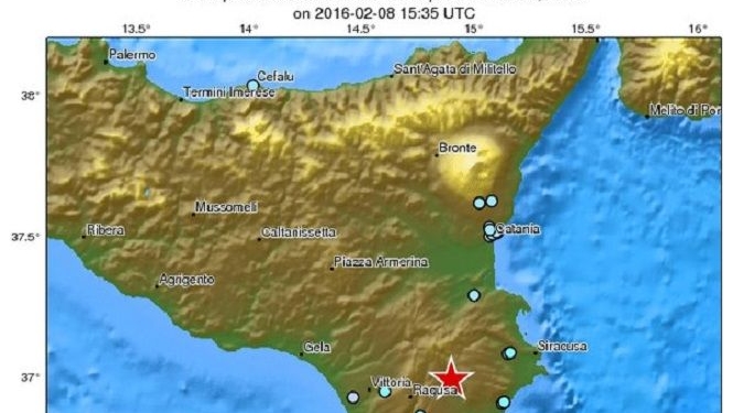 На Сицилии произошло землетрясение