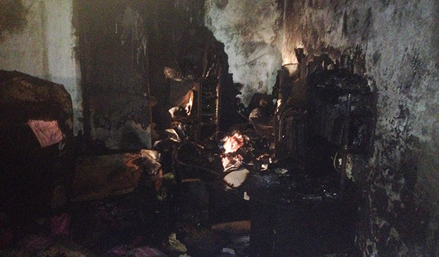 В Южноукраинске ночью эвакуировали 30 человек из горящего дома