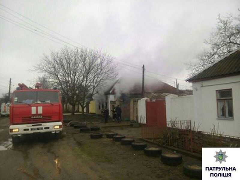Во время пожара в жилом доме в Николаеве спасены двое детей 1