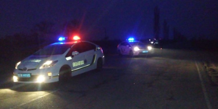 Ночная погоня в Николаеве. Патрульные догнали пьяного нарушителя уже за городом