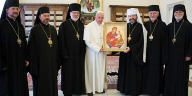 Представители Украинской греко-католической церкви встретились с Папой Римским