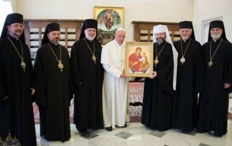 Представители Украинской греко-католической церкви встретились с Папой Римским 1