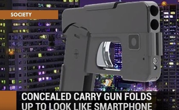 В США создали складной “пистолет-смартфон”
