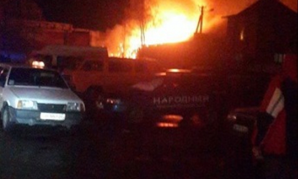 В Чернигове произошел мощный взрыв в автопарке