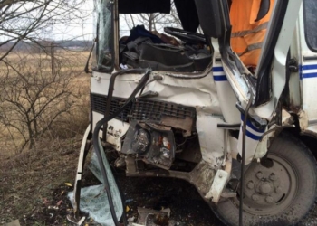 ДТП на Львовщине: в Червонограде столкнулись два рейсовых автобуса