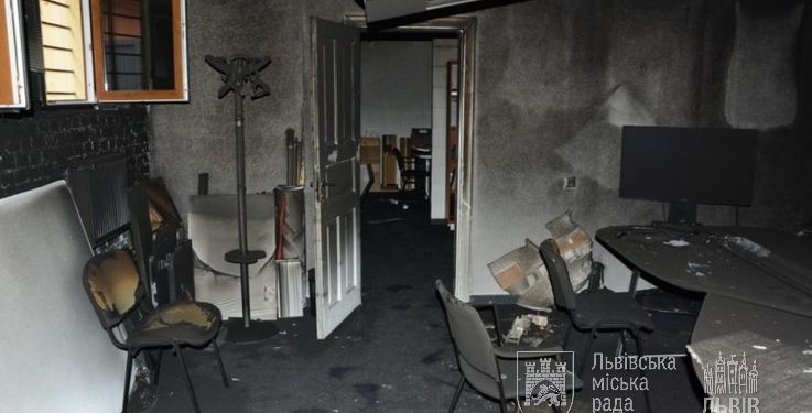 Во Львове сожгли дотла творческую мастерскую главного архитектора города