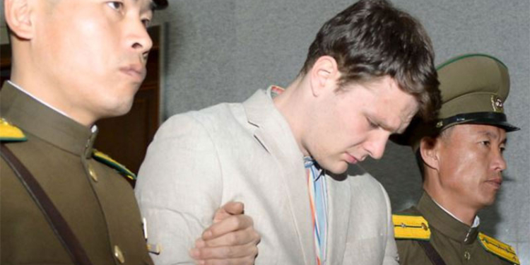 Американского студента приговорили в Северной Корее к 15 годам каторги за кражу пропагандистского плаката