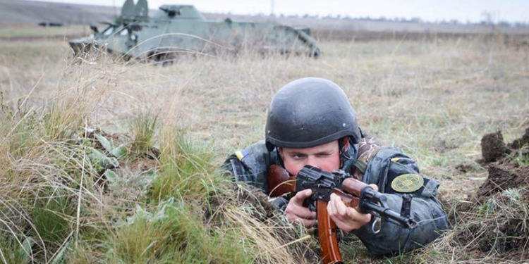 В Николаеве нацгвардейцы провели ротные тактические учения