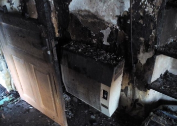 На ул.Жукова в Николаеве горела летняя кухня