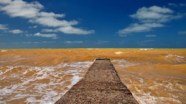 Так природа захотела. Крым стал сине-желтым – Черное море вдруг пожелтело