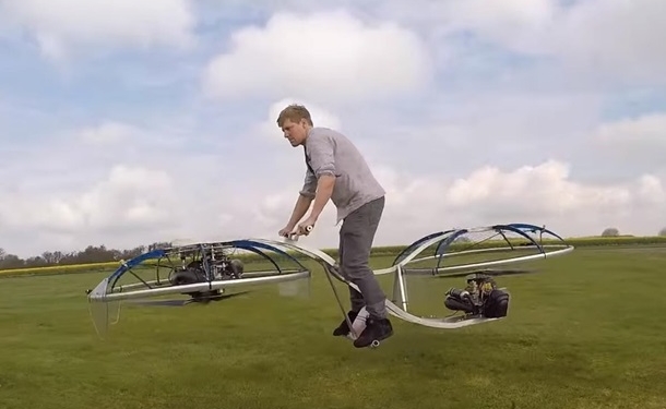 Британец сконструировал летающий байк. Но еще работать и работать