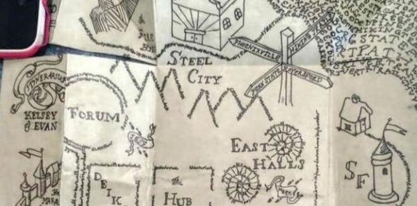 Американец сделал предложение девушке при помощи карты из «Гарри Поттера»