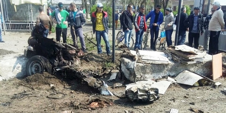 В Херсонской области взорвали машину. Один человек погиб, 4 пострадали