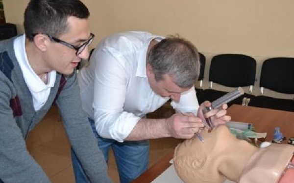 Медики Николаевщины отрабатывают навыки оказания медицинской помощи в условиях военных действий