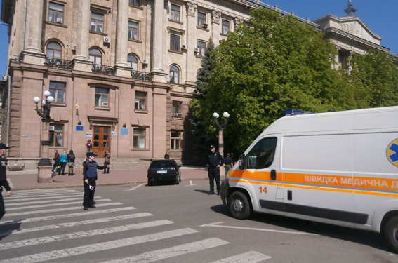 Минирование Николаевского горсовета оказалось ложным