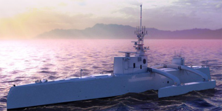 Боевой дрон, судно-робот для охоты за подлодками, проходит испытания в США