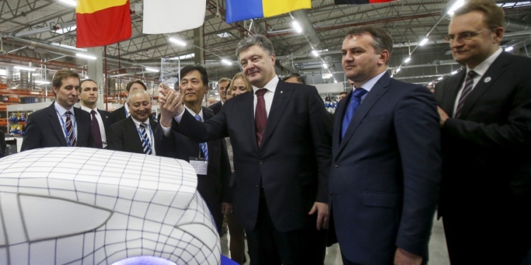 Президент открыл во Львове японский завод