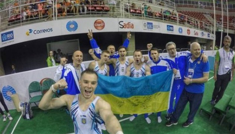 Украинские гимнасты завоевали командную олимпийскую лицензию 1