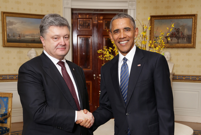 Обама встретился с Порошенко и подтвердил, что Украина может получить кредит в $1 миллиард 1