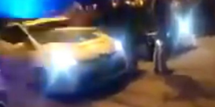 В Одессе автомобиль патрульной полиции уличили в участии в уличных гонках