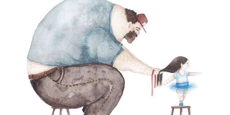 Рисованная история отца и дочери николаевской художницы покоряет интернет