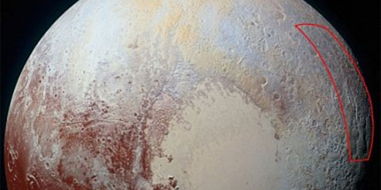 Фото от NASA: гигантский “ледяной паук” на Плутоне