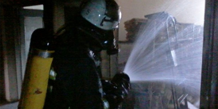 На Тернопольщине горела поликлиника: эвакуировали 100 человек