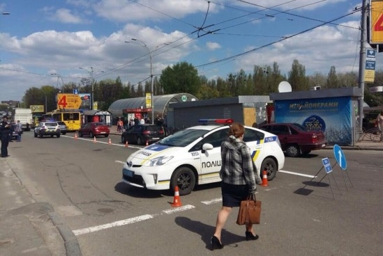 Сбитая киевскими копами женщина скончалась в больнице