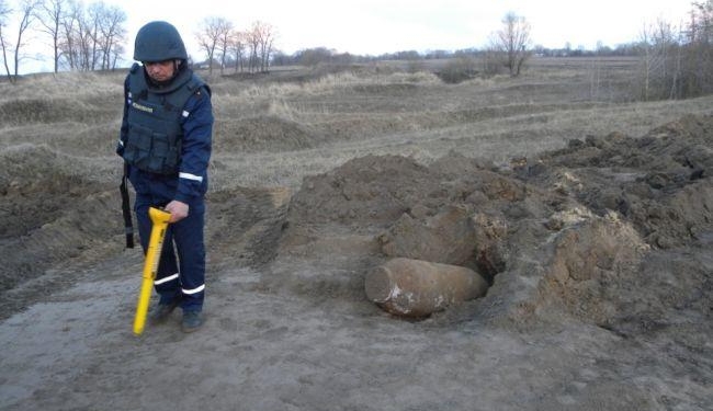 26 авиабомб Второй мировой войны нашли в Запорожской области