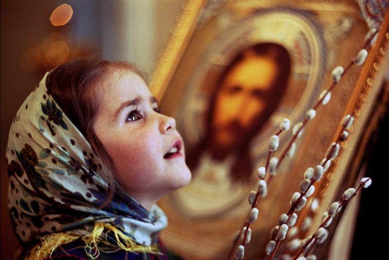 Православные отмечают Вербное воскресенье 1