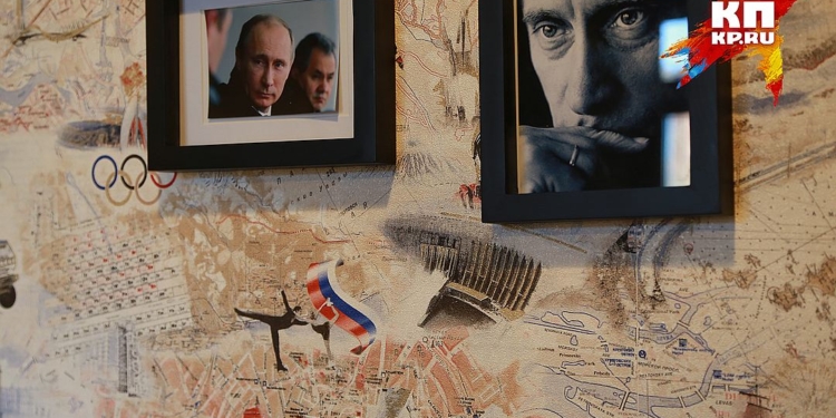 Как славят Путина. В РФ открылось кафе “Президент”. В нем можно плюнуть в президентов других стран, вытереть о них ноги и подтереться