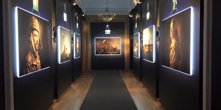 Французский фотограф снимает бойцов АТО по сюжетам известных картин