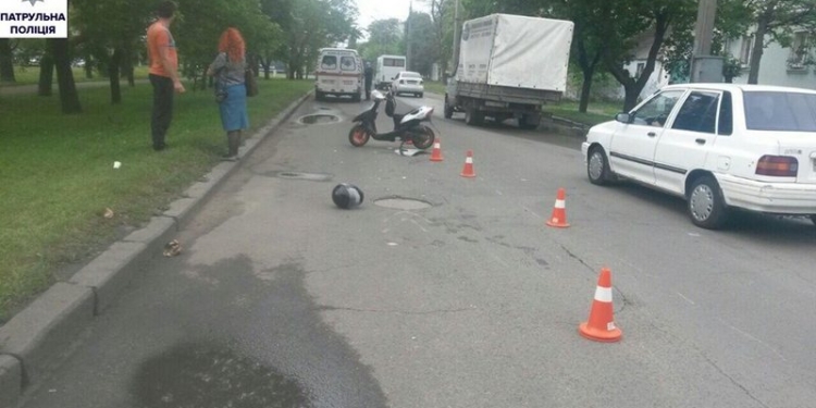 В результате ДТП в Ингульском районе Николаева пострадал пенсионер