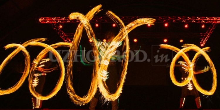 В Ужгороде прошел международный фестиваль огня