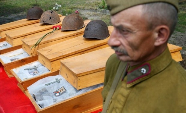 На Киевщине перезахоронили шестерых солдат Красной армии
