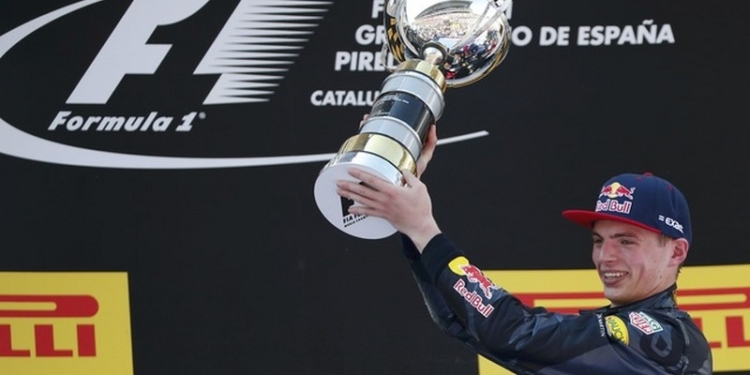 18-летний голландский гонщик Ферстаппен стал самым молодым победителем Гран-при Формулы-1