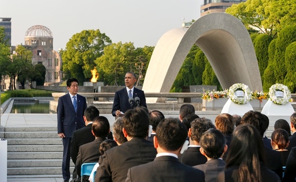 Обама стал первым президентом США, посетившим Хиросиму