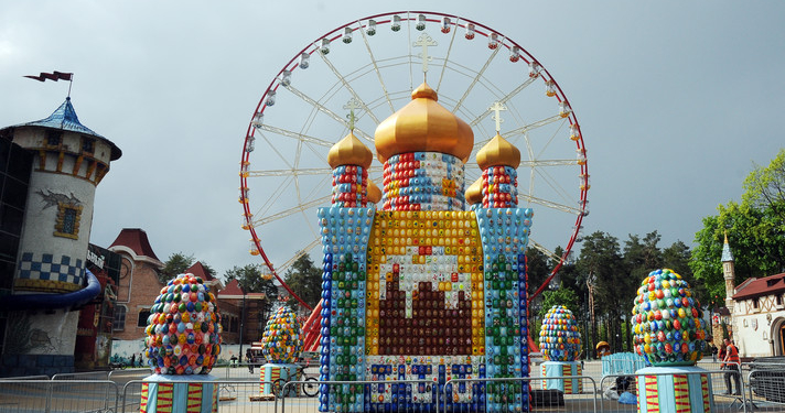 Уникальный храм из писанок построили в Харькове