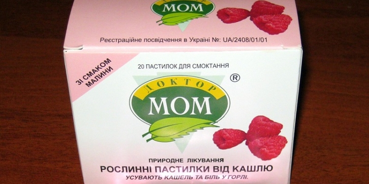 В Украине запретили леденцы от кашля “Доктор Мом”